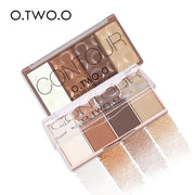 O.TWO.O 4 Color Grooming Contour Blusher Powder Pallet