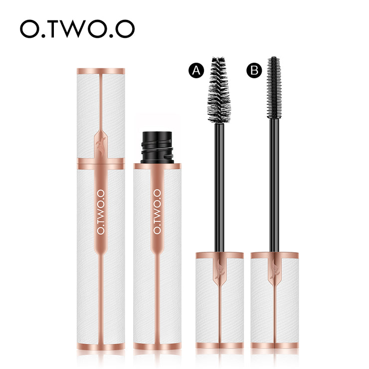 O.TWO.O Hot sales Waterproof 3D silk fiber mascara with white leather tube design