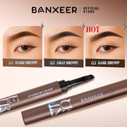 Eyebrow Pen Liquid Waterproof Microblading Long Lasting Natural Beauty Looking 4 Fork Tip Tattoo Makeup Pencil 5 Color