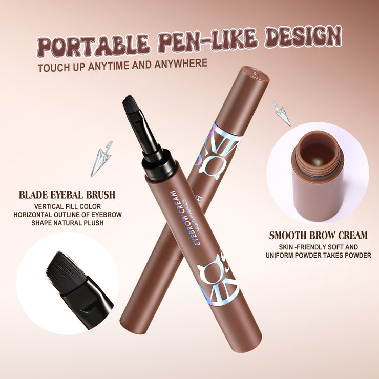 Eyebrow Pen Liquid Waterproof Microblading Long Lasting Natural Beauty Looking 4 Fork Tip Tattoo Makeup Pencil 5 Color