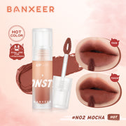 Banxeer Lip Gloss 8 Color Fever Dewy Shine Lipstick Mirror Surface Lipgloss