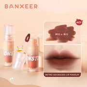 Banxeer Lip Gloss 8 Color Fever Dewy Shine Lipstick Mirror Surface Lipgloss