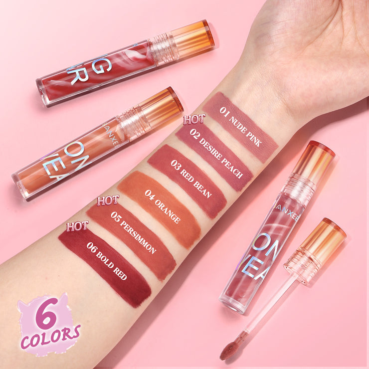 Banxeer Marble Texture Matte Finish Super Stay Lip Gloss For Girls