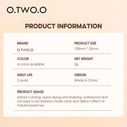 O.TWO.O DYEING EYEBROW CREAM