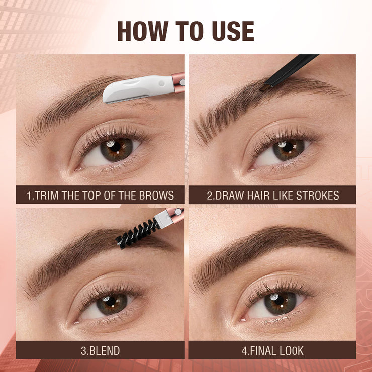 O.TWO.O NATURAL SOFT MIST 3 IN 1 EYEBROW PENCIL