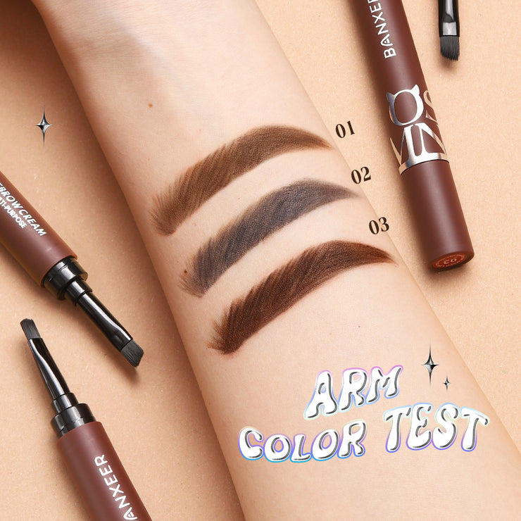 Eyebrow Pen Liquid Waterproof Microblading Long Lasting Natural Beauty Looking 4 Fork Tip Tattoo Makeup Pencil 5 Color