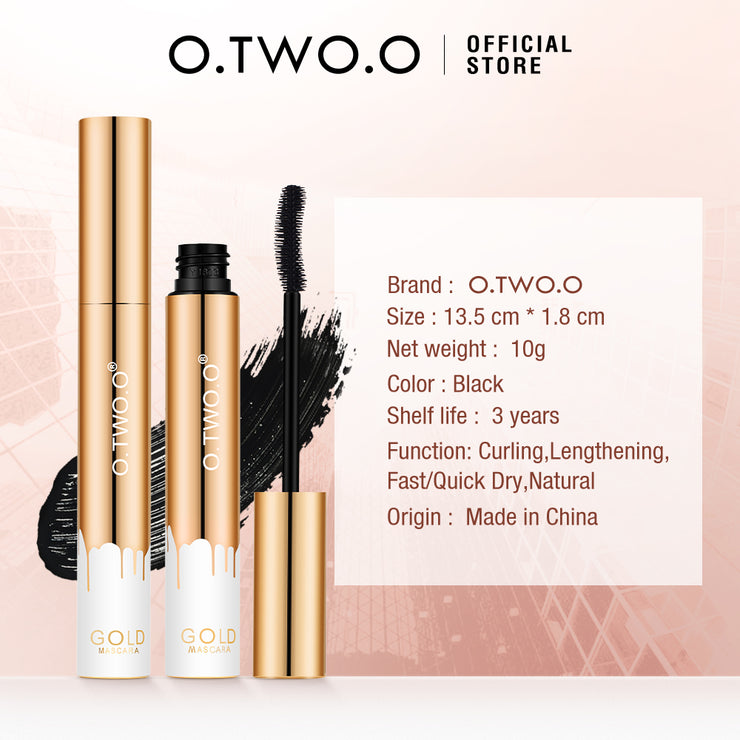 O.TWO.O Waterproof Microfiber Mascara Instant Oversized Volume 9981