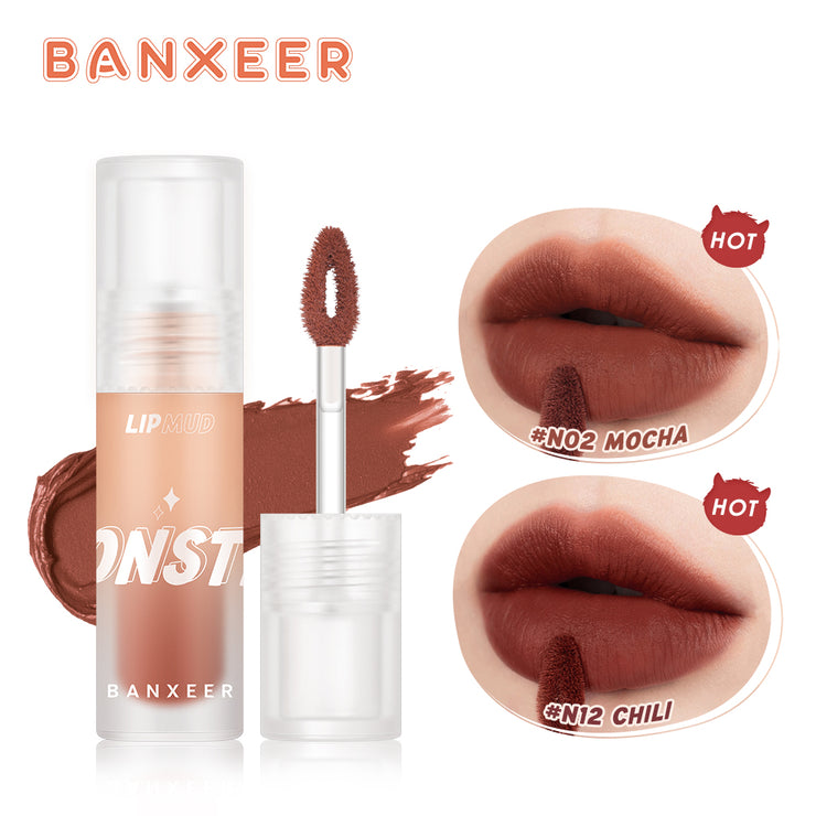 Banxeer Lip Gloss 8 Color Fever Dewy Shine Lipstick Mirror Surface Lipgloss