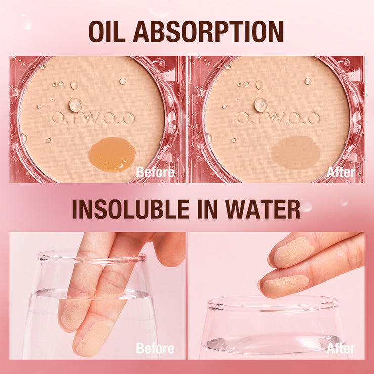 OtwoO Mirror Locking Waterproof Compact Powder