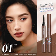 Eyebrow Pen Liquid Waterproof Microblading Long Lasting Natural Beauty Looking 4 Fork Tip Tattoo Makeup Pencil 5 Color