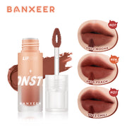 Banxeer Lip Gloss 8 Color Fever Dewy Shine Lipstick Mirror Surface Lipgloss