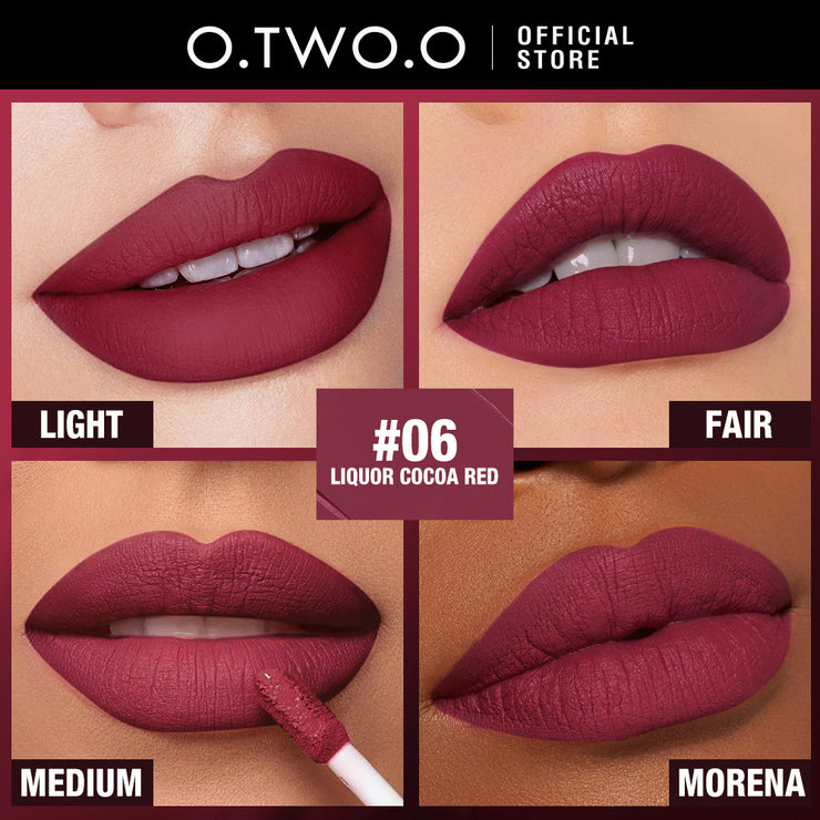 O.TWO.O HIGH ENERGY HEAVY MIST MATTE LIP GLAZE