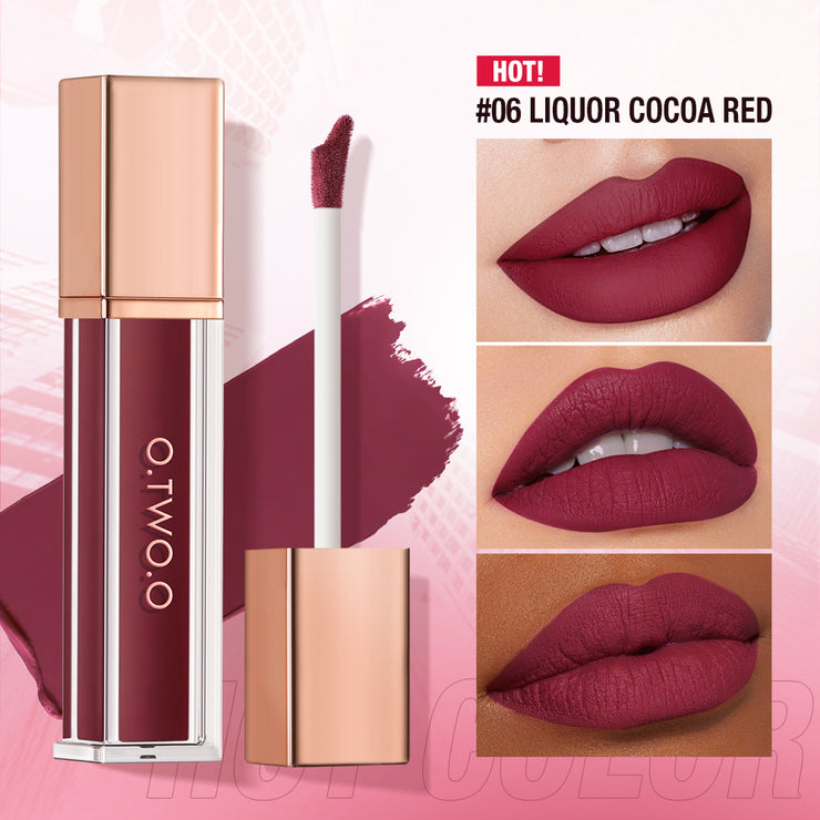 O.TWO.O HIGH ENERGY HEAVY MIST MATTE LIP GLAZE