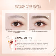 BANXEER Liquid Eyebrow Pencil Waterproof Long Lasting Microblading Tint For Eyebrows Ultra Fine Brown Eye Brow Liner Pen Makeup