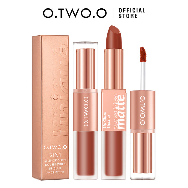 O.TWO.O Matte Lip Glaze & Lipstick