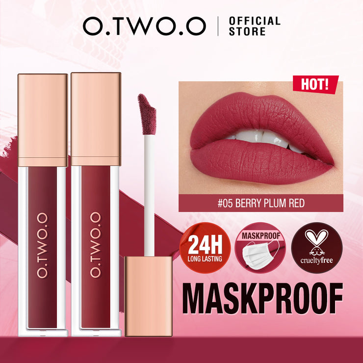 O.TWO.O HIGH ENERGY HEAVY MIST MATTE LIP GLAZE