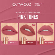 O.TWO.O MISTY KISS LOCK COLOUR MATTE LIPSTICK