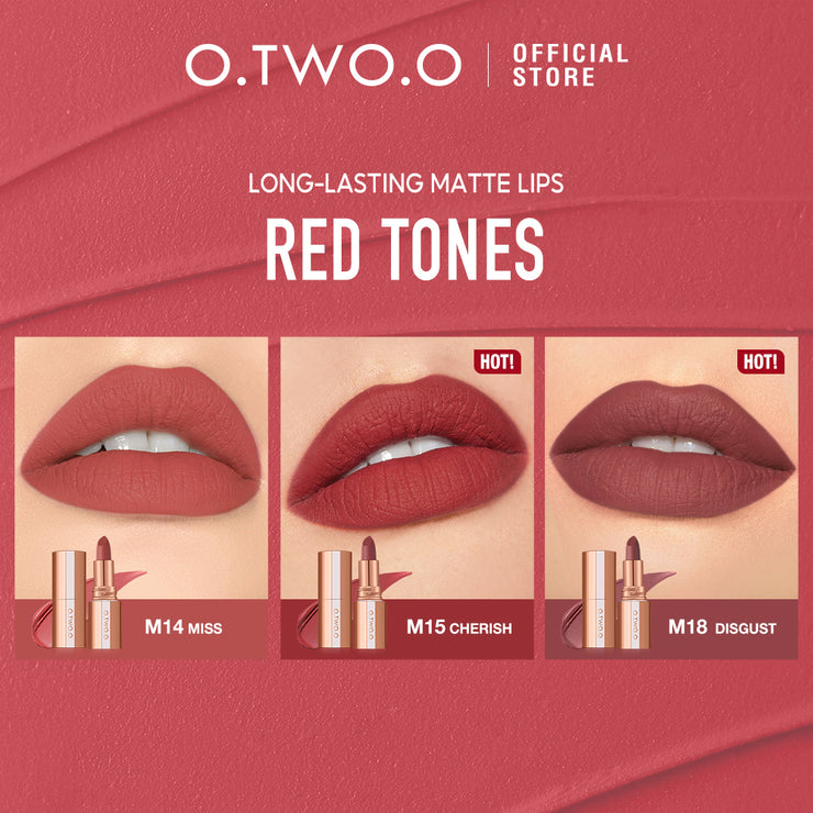 O.TWO.O MISTY KISS LOCK COLOUR MATTE LIPSTICK