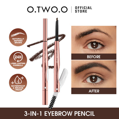 O.TWO.O NATURAL SOFT MIST 3 IN 1 EYEBROW PENCIL