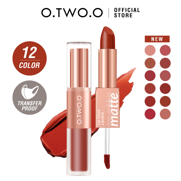 O.TWO.O Matte Lip Glaze & Lipstick