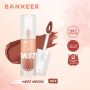 Banxeer Lip Gloss 8 Color Fever Dewy Shine Lipstick Mirror Surface Lipgloss