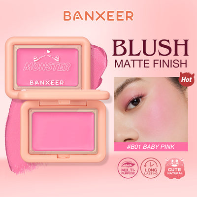 BANXEER Blush Cream Face Blusher 5 Colors Ever-changing Matte Shimmer