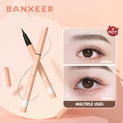 BANXEER Liquid Eyebrow Pencil Waterproof Long Lasting Microblading Tint For Eyebrows Ultra Fine Brown Eye Brow Liner Pen Makeup