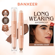 Banxeer Contour Stick 4 Color 2 IN 1 Bronzer Stick Face Shading Stick