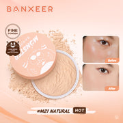 Banxeer Loos Powder 3 Color Oil Control Face Setting Powder