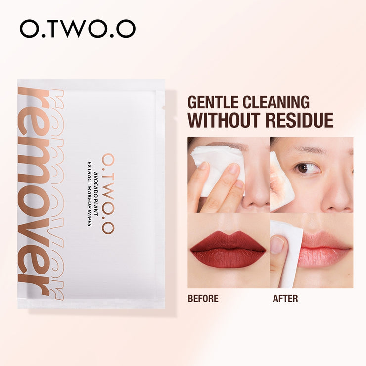 O.TWO.O AVOCADO PLANT EXTRACT MAKEUP WIPES