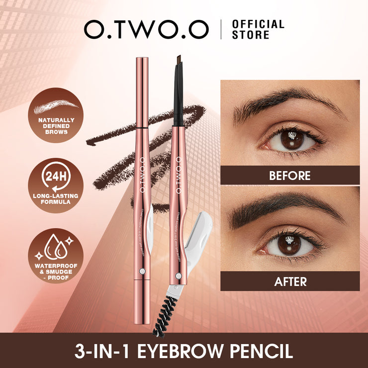 O.TWO.O NATURAL SOFT MIST 3 IN 1 EYEBROW PENCIL