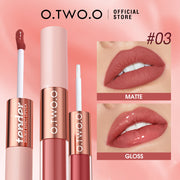 O TWO O 2 in 1 Candy Gloss X Lipstick