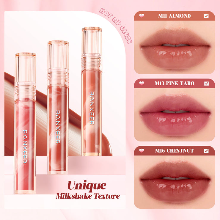 Ice Penetration Mirror Lipstick / Delicate Smooth Waterproof Non-stick Cup Liquid Lip Tint / Moisturizing Lip Lip Gloss / Water Run Lipstick / Lip Cosmetic