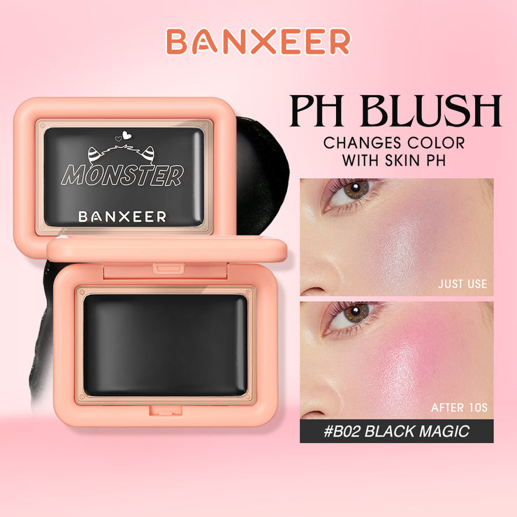 BANXEER Blush Cream Face Blusher 5 Colors Ever-changing Matte Shimmer