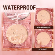 OtwoO Mirror Locking Waterproof Compact Powder