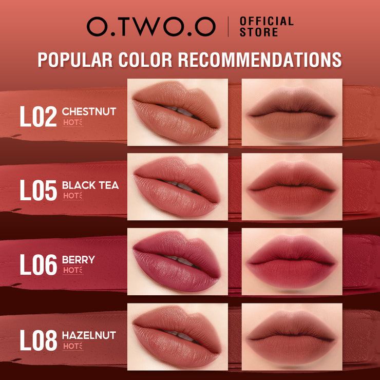 O.TWO.O Matte Lip Glaze & Lipstick