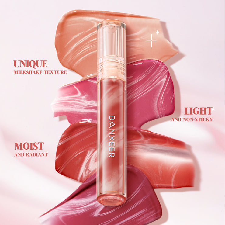 Ice Penetration Mirror Lipstick / Delicate Smooth Waterproof Non-stick Cup Liquid Lip Tint / Moisturizing Lip Lip Gloss / Water Run Lipstick / Lip Cosmetic