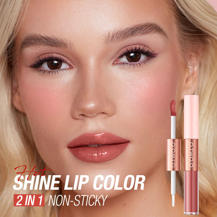 O TWO O 2 in 1 Candy Gloss X Lipstick