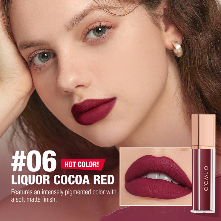 O.TWO.O HIGH ENERGY HEAVY MIST MATTE LIP GLAZE