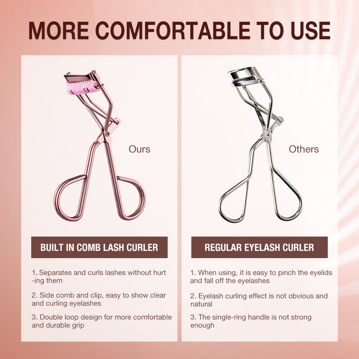 Stainless Steel Eyelash Curler Cosmetic Fashion Beauty Makeup Tools Accessories