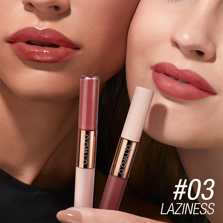 O TWO O 2 in 1 Candy Gloss X Lipstick