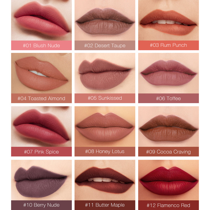 OtwoO Super Honey Whisper Velvet Matte Lipglaze