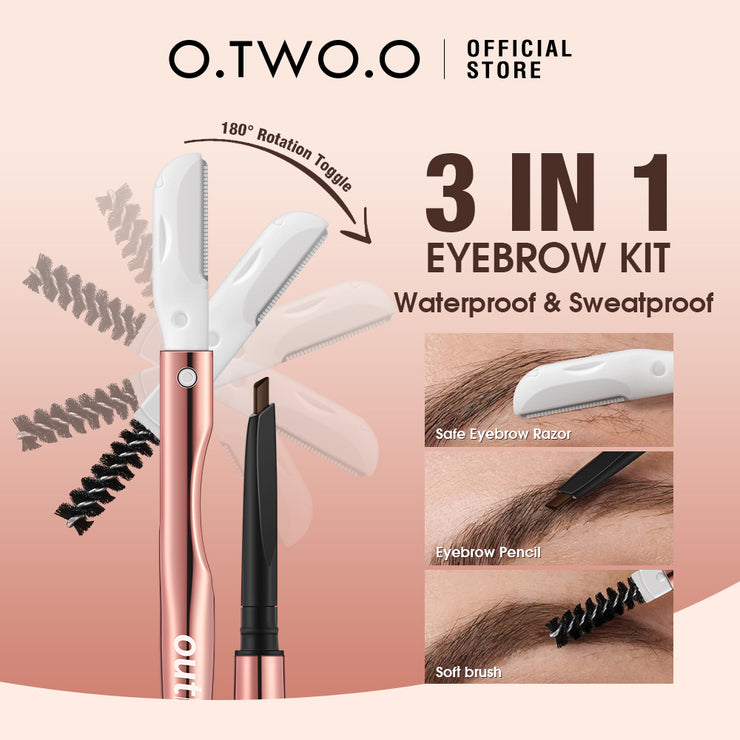 O.TWO.O NATURAL SOFT MIST 3 IN 1 EYEBROW PENCIL