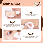 Banxeer Loos Powder 3 Color Oil Control Face Setting Powder